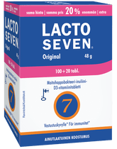 Lacto Seven Original 100 + 20 tabl. - Sinunapteekki.fi