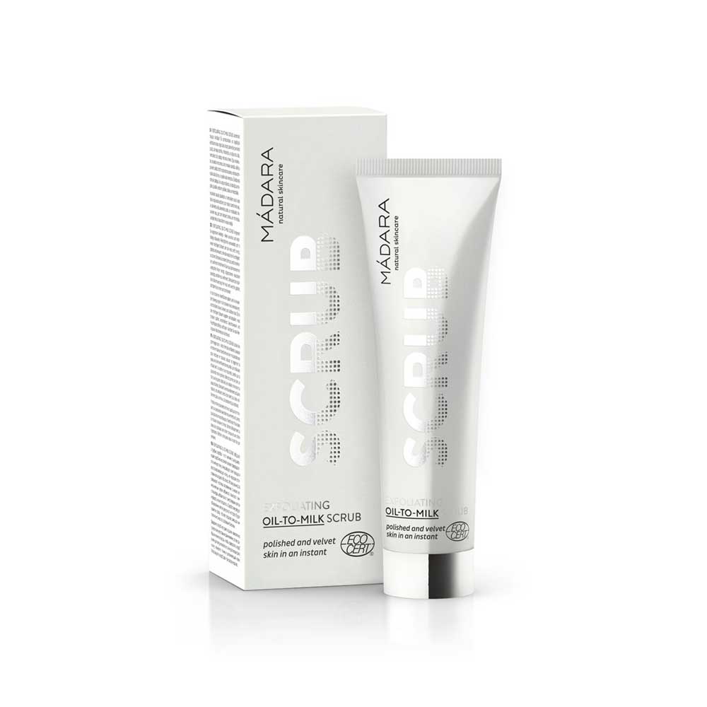 Madara SCRUB Oil to Milk - kuorintavoide 60 ml - Sinunapteekki.fi