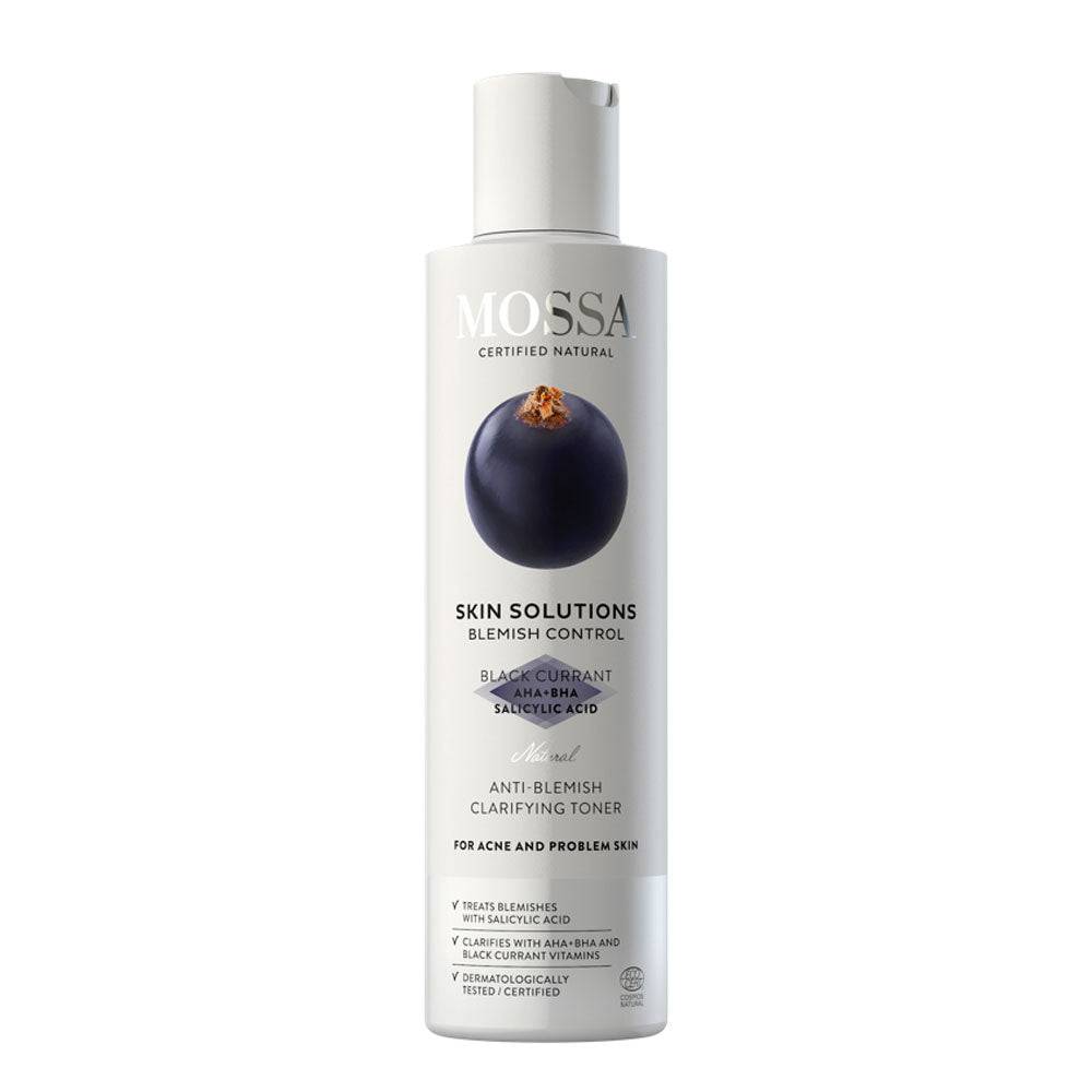 Mossa Skin Solutions kirkastava kasvovesi - Mustaherukka 200 ml - Sinunapteekki.fi