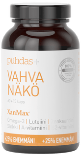 Puhdas+ Vahva Näkö 60+15 kaps. - Sinunapteekki.fi