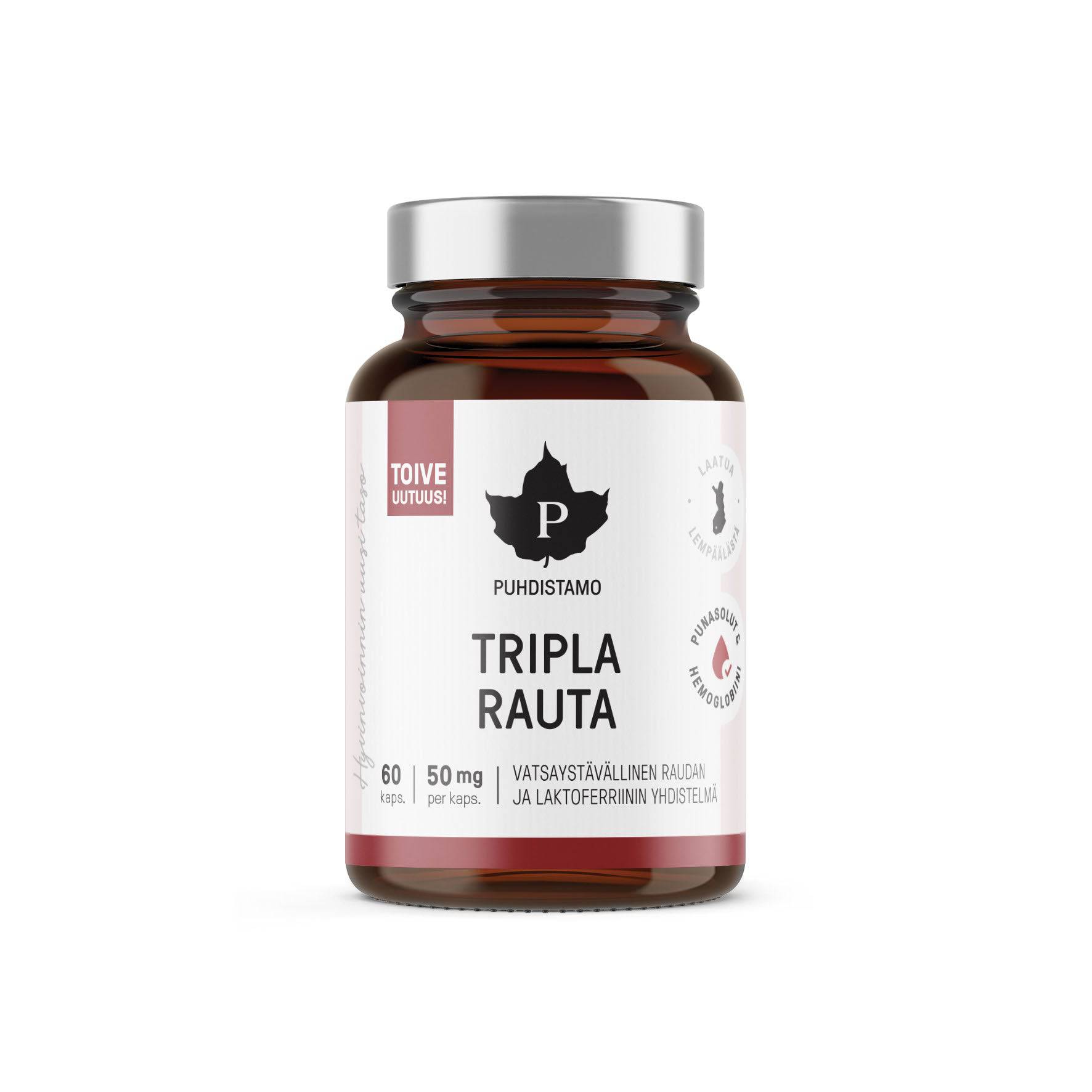 Puhdistamo Tripla Rauta 60 kaps. - Sinunapteekki.fi