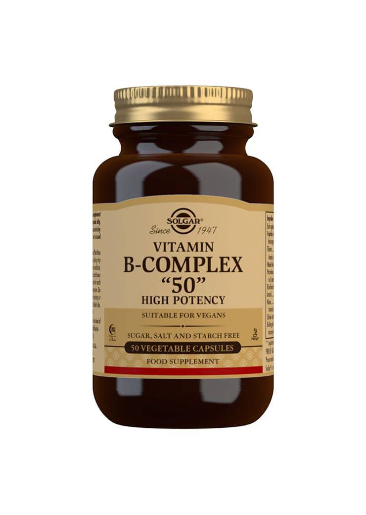 Solgar B-Complex "50" 50 vegetabl. - Sinunapteekki.fi