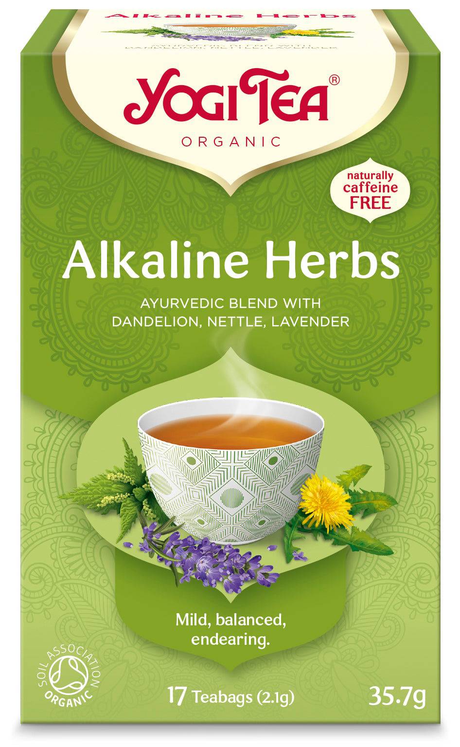 Yogi Tea Alkaline Herbs Yrtti- ja maustetee 17 teepussia - Sinunapteekki.fi